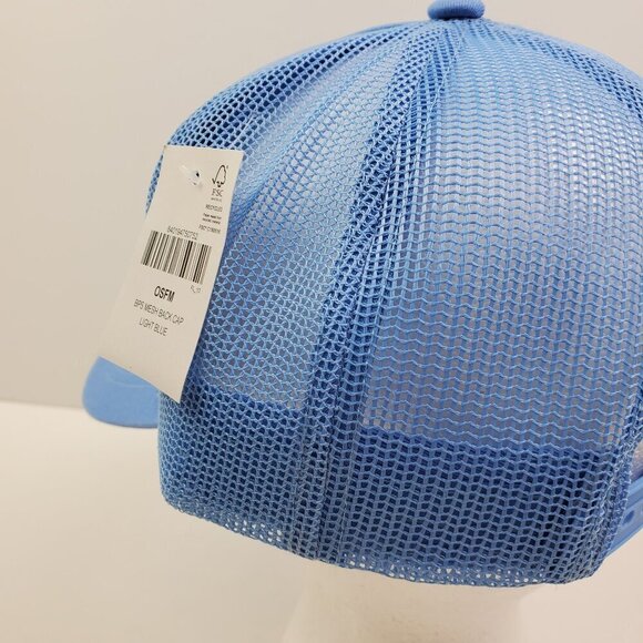 Bass Pro Shops Snapback Hat Mesh Logo Fishing Baby Blue NWT - Picture 11 of 12